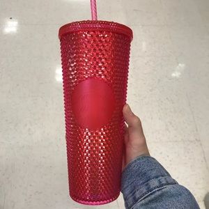 Starbucks Hot Pink Studded Tumbler